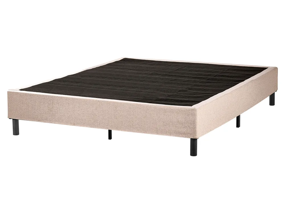 Divan Bed Fabric COUNTESS 160 x 200 cm (EU King Size) Beige_1054315