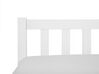 Dřevěná postel 160 x 200 cm bílá FLORAC_752733