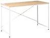 Scrivania ANDASTE 120 cm x 60 cm Marrone chiaro/Bianco