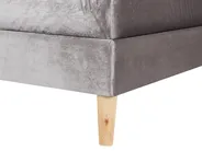 Boxspringbett Samtstoff MARQUISE 160 x 200 cm Grau_797292
