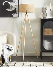 Floor Lamp PENTON Rattan Natural_836915