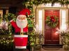 Decorazione gonfiabile Babbo Natale con LED 225 cm rosso IVALO_812395