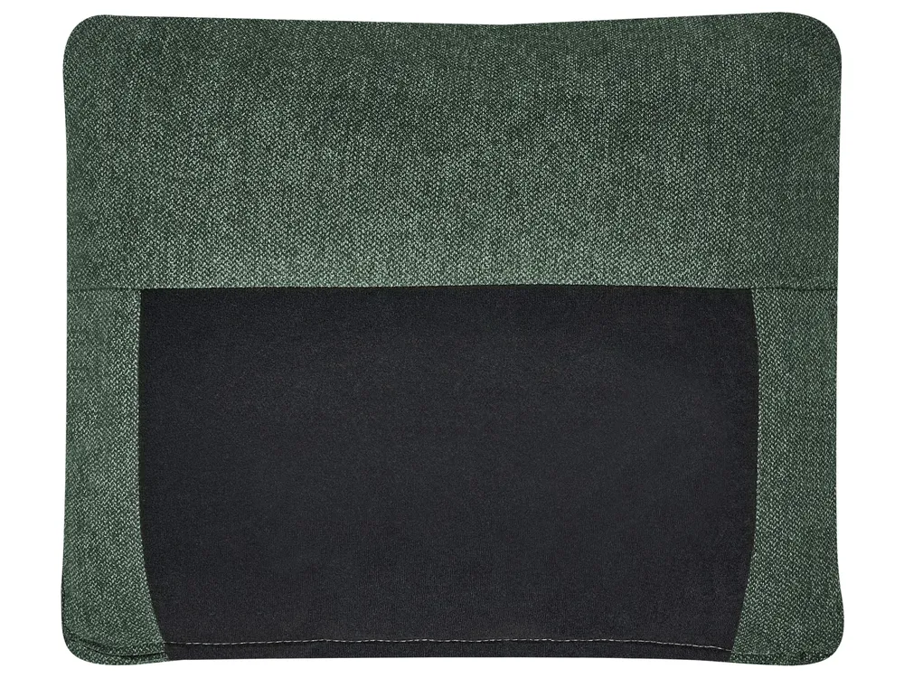 Canapé d'angle 4 places BREDA Tissu Vert foncé Côté gauche_1069533
