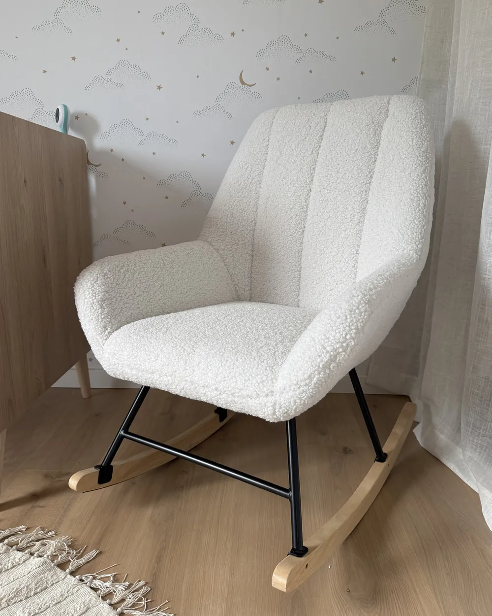 Rocking Chair KINNO Boucle Off-White_1017738