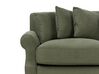 3 Seater Fabric Sofa Green EIKE_918823