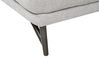 Right Hand Linen Corner Sofa Light Grey ELGA_929155