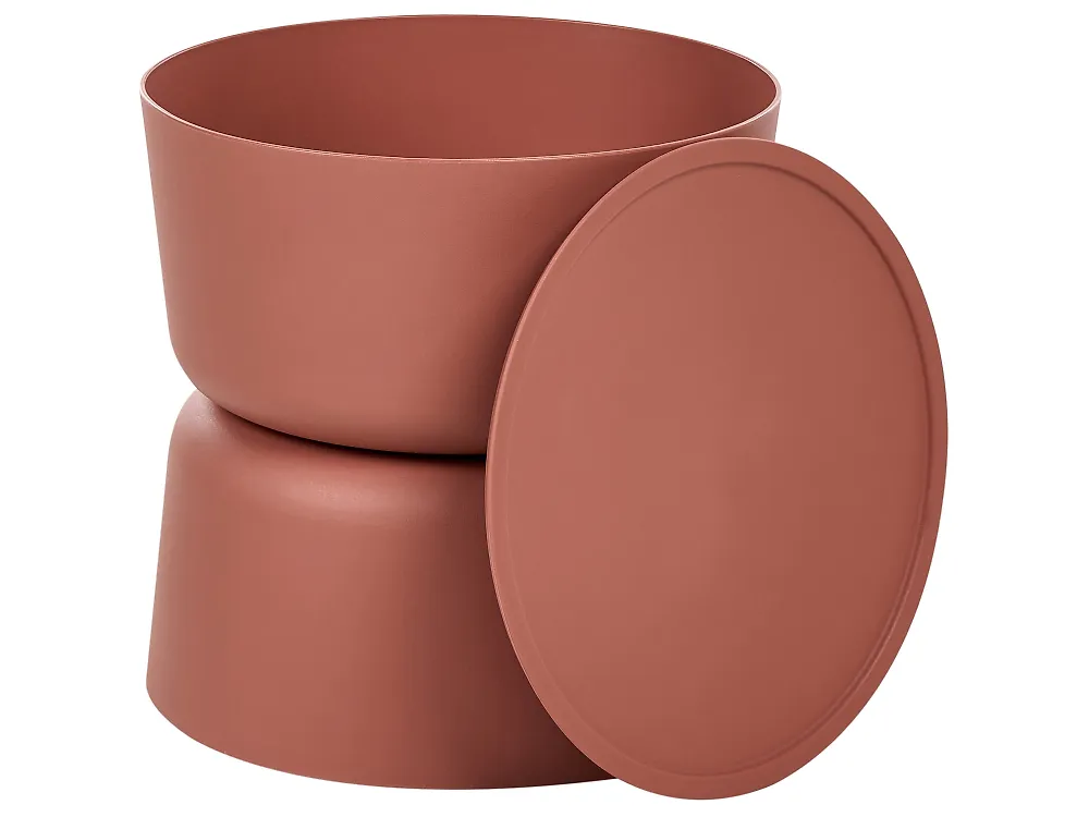 Set of 2 Side Tables ATACAMA 32/40 cm 32/40 cm Teal Orange_1172216