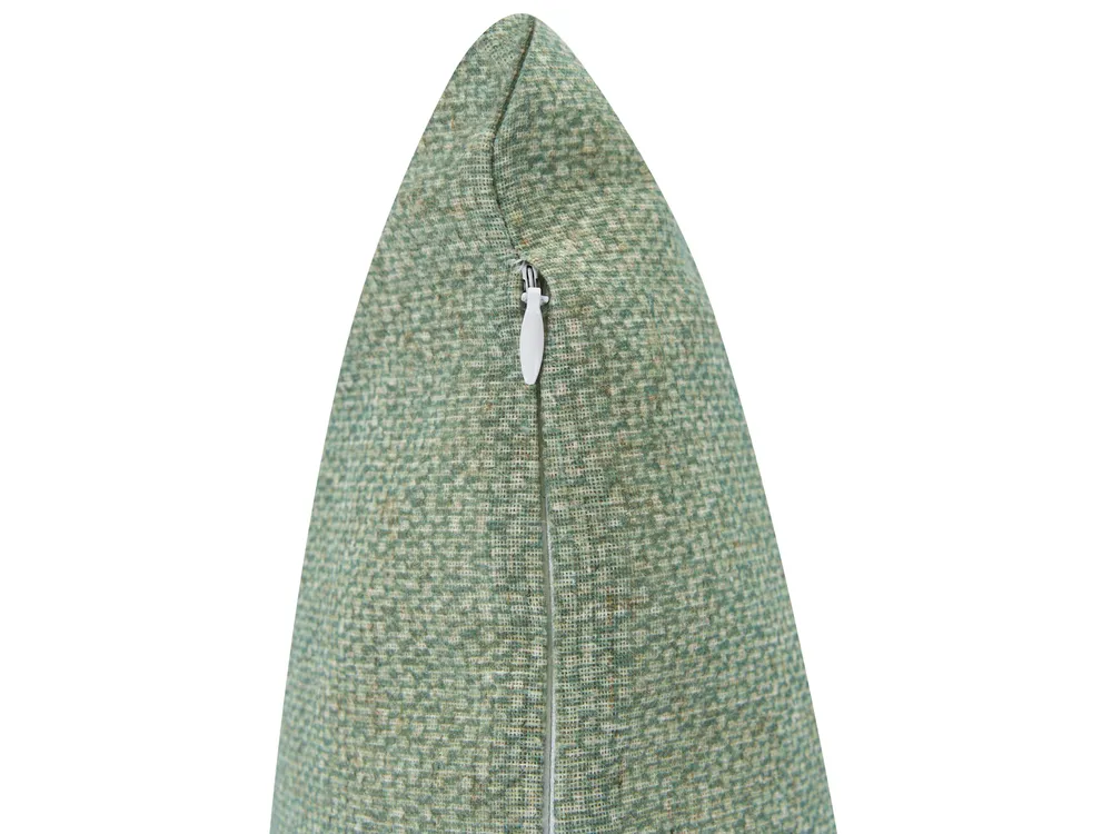 Zestaw 3 poduszek ogrodowych MANZANIT W paski 30 x 50 cm 45 x 45 cm Zielony_1125384