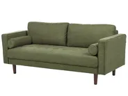Sofa 3 Seater NURMO Fabric Dark Green_896025