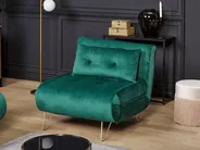 Divano letto singolo VESTFOLD Velluto Verde scuro_808606