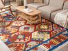 Vlněný kelimový koberec 200 x 300 cm vícebarevný JRVESH_859153