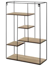 Étagère murale LAUREL Noir_716204