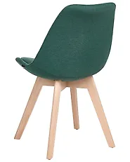 Set di 2 sedie da pranzo DAKOTA II Tessuto Verde_1187013