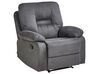 Fabric Manual Recliner Living Room Set Grey BERGEN II_934074