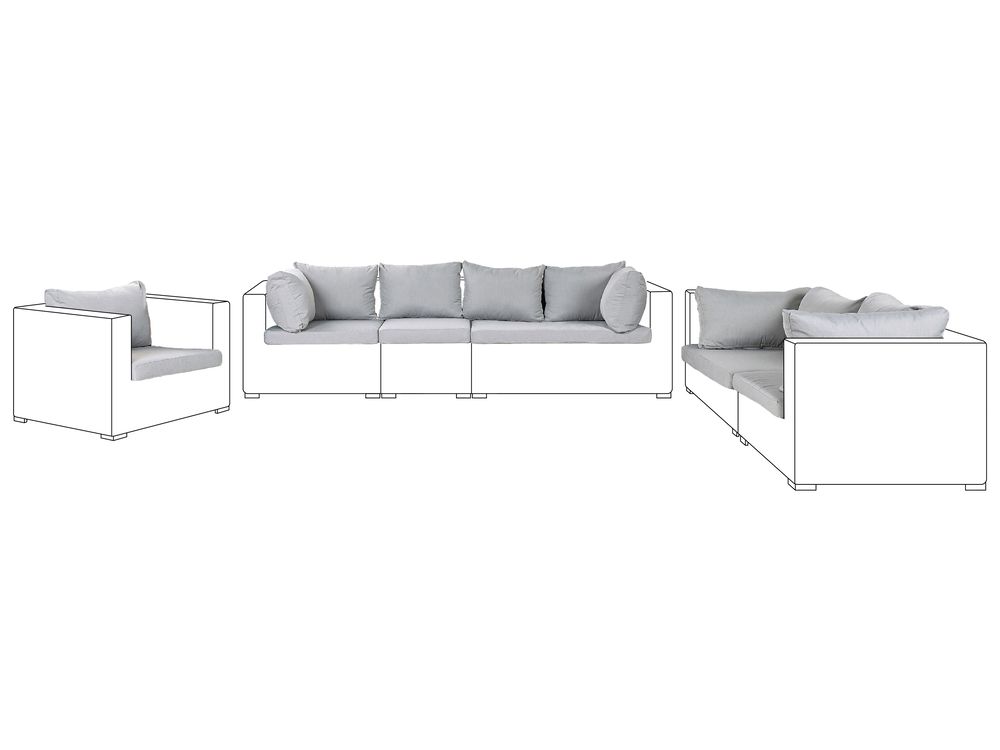 Outdoor Cushion Cover Set MAESTRO II Grey