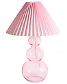 Lámpara de mesa SENGWA Vidrio Rosa