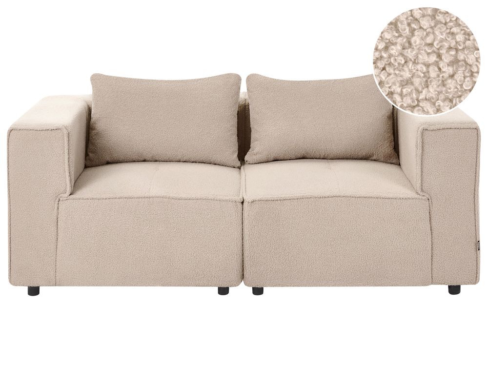 Modulsofa 2 personers AXEBO Boucle Beige