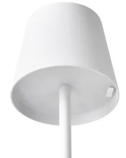 Bezprzewodowa lampa stołowa LED VALIRA Ze ściemniaczem Metal Biały_940497