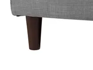 Corner Sofa 3 Seater ELVENES Fabric Light Grey Right Hand_943138
