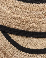 Rug BUKSE Beige ø 140 cm Jute_757845
