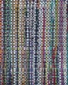 Teppich Baumwolle blau 160 x 230 cm Kurzflor BESNI_483551