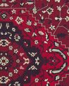 Teppich rot orientalisches Muster 80 x 200 cm Kurzflor VADKADAM_831440
