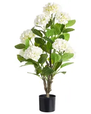 Pianta artificiale HORTENSIUM 90 cm Bianco_1103877