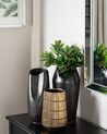 Vase décoratif noir 32 cm DERBE_733835