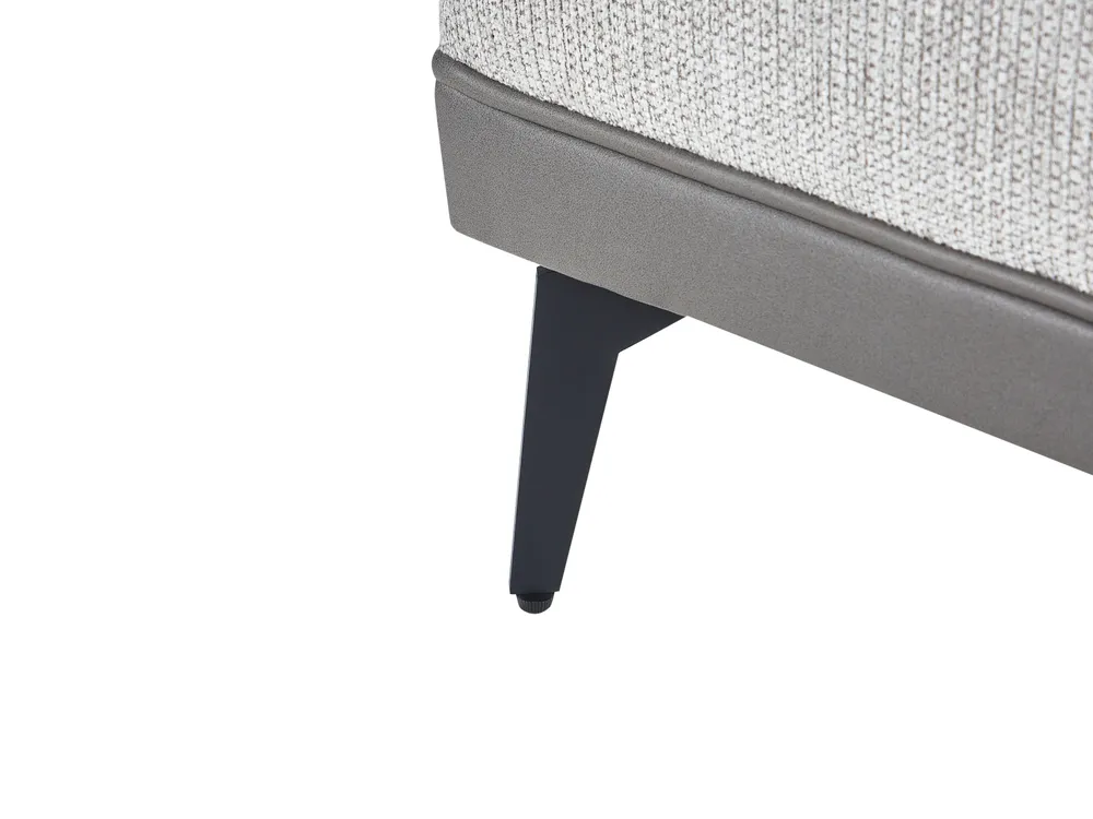 Corner Sofa 3 Seater MYKEN Fabric Light Grey Left Hand_952072