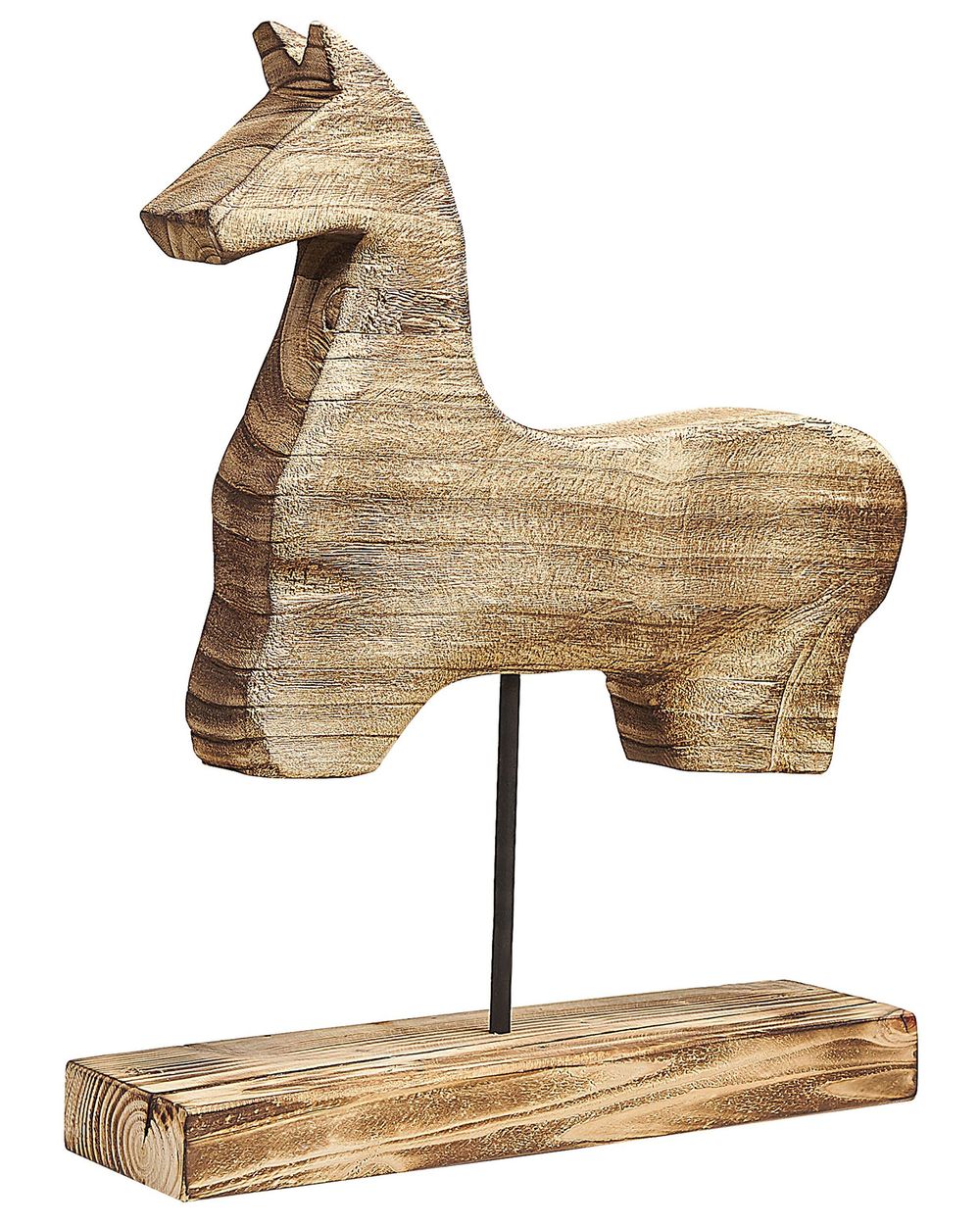 Accessoire Décoratif Cheval COLIMA Bois de paulownia Marron clair