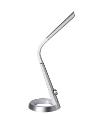 LED Desk Lamp CANOPUS with USB Port Silver_1018967