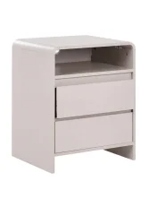 2 Drawer Bedside Table DORRIGO Light Beige_1148639