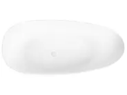 Freestanding Bathtub TURIA 1700 x 800 mm Solid Surface White_1095954