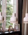 3 Light Pendant Lamp Grey LUNI_815333