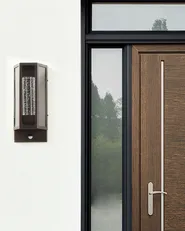Outdoor LED Wall Light FRUID with Motion Sensor Brown_870439