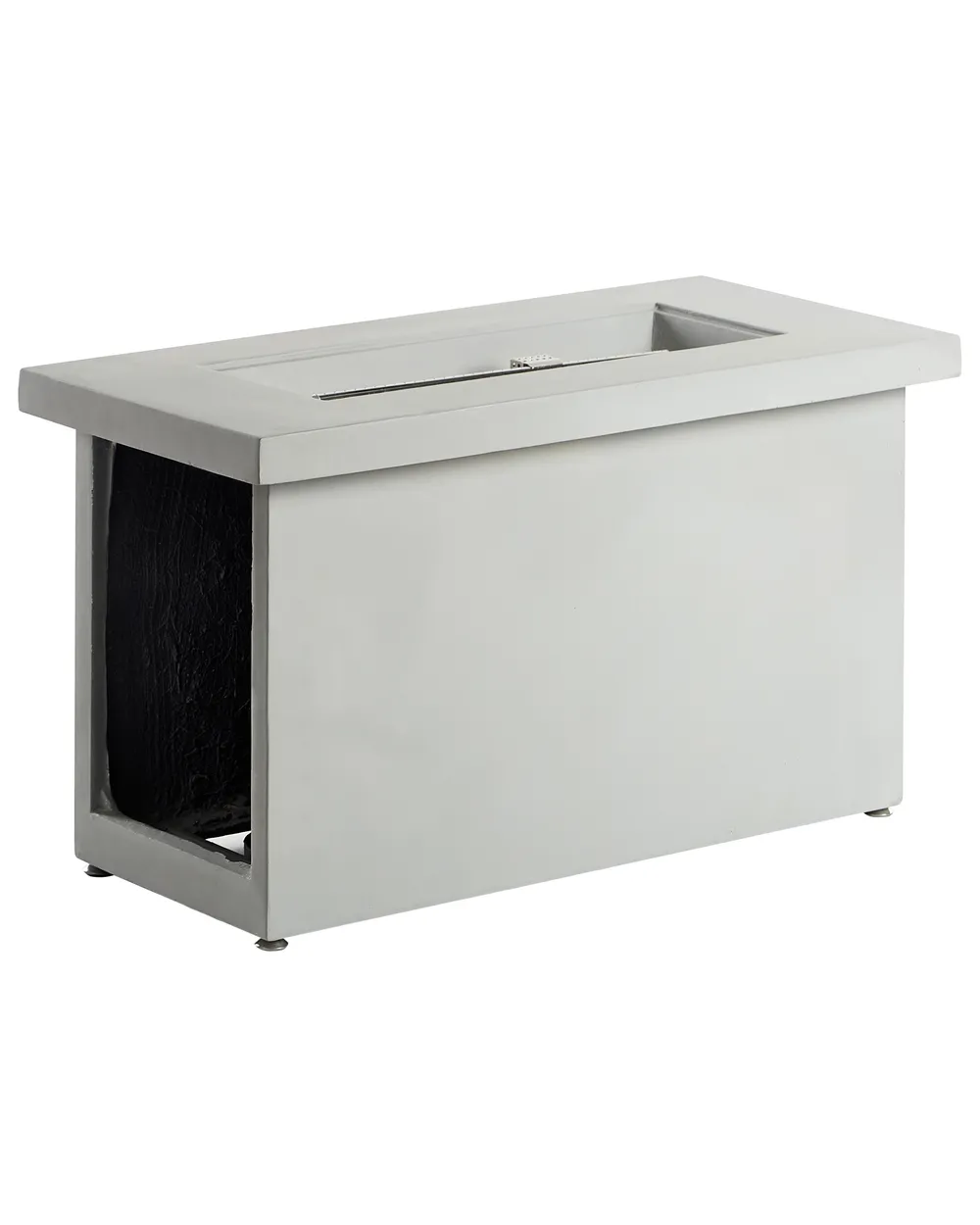 Gas Fire Pit AMBRIM Concrete Light Grey_956202