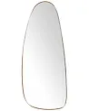 Wall Mirror CERGY 39 cm 95 cm Metal Gold
