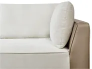 Corner Sofa 3 Seater MYKEN Fabric Off-White Right Hand_939641
