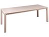 Bővíthető kerti étkezőasztal ARDESIO 160/220 cm 90 cm Fém Homokbézs