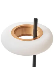 Wireless LED Table Lamp ALVIELA with Dimmer Metal Black_940345