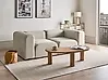 Sofá modular 2 plazas FALSTERBO Terciopelo Beige claro
