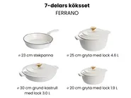 Gjutjärnsset med 7 delar FERRANO Off-White_1073582