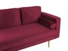 Chaise longue contenitore velluto verde scuro sinistra PESSAC Chaise longue contenitore velluto verde scuro sinistra PESSAC