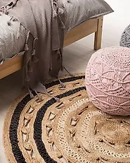 Tapis GOYNE Beige ø 140 cm Jute_1179434