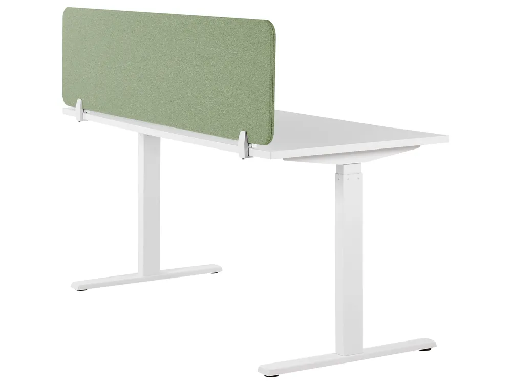 Desk Screen WALLY 160 x 40 cm Green_853194