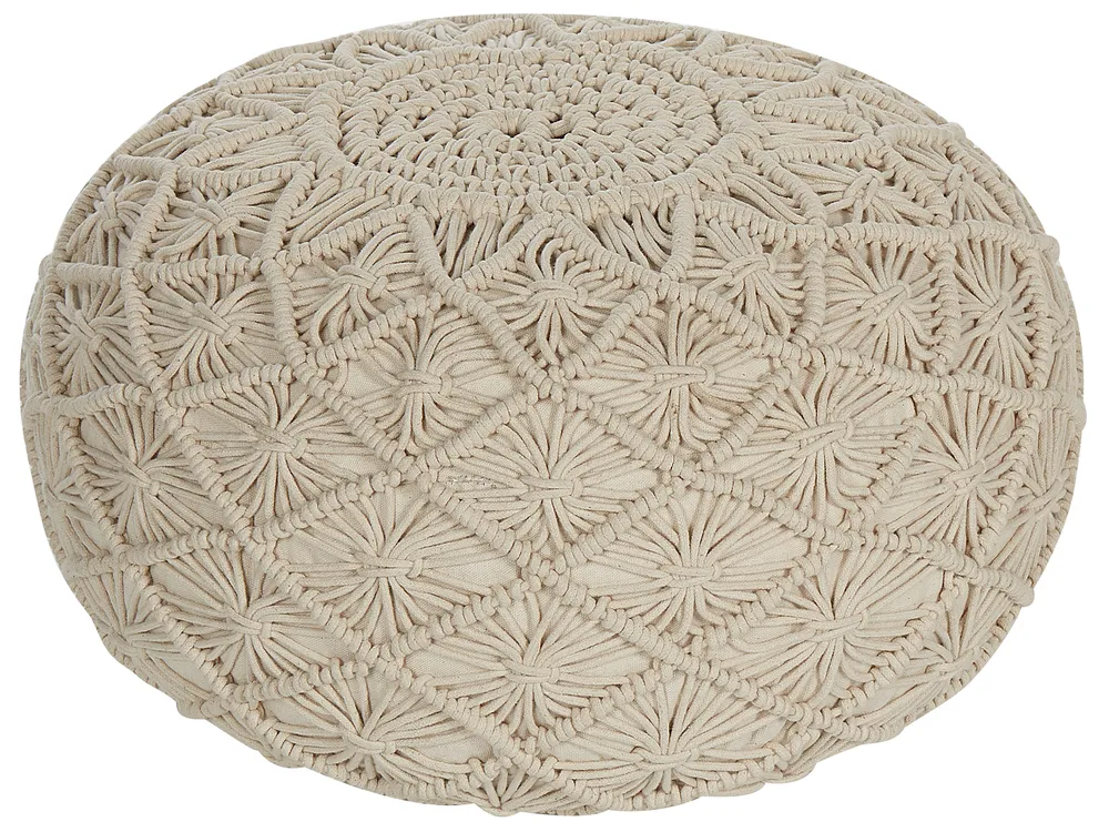 Set De 2 Poufs En Velours Orange Avec Rangement MIRAMAR