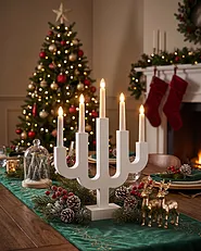 Weihnachtsdekoration LED BJORKAN 42 cm Weiss_1161632