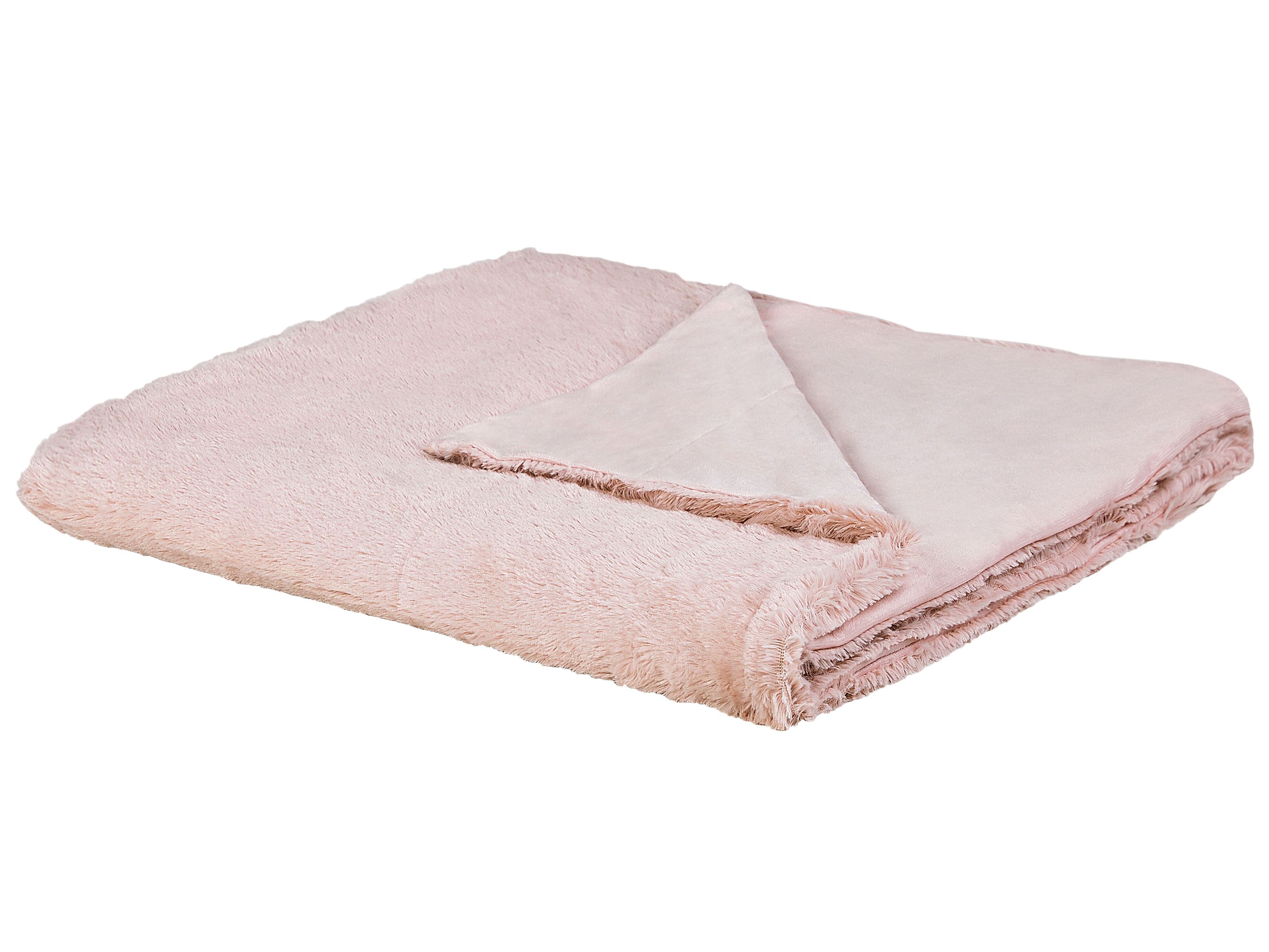 Blanket GELIK 180 x 200 cm Pink