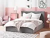 Ottoman Bed VION Velvet Grey 160 x 200 cm (EU King Size)