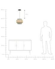 Pendant Lamp PALBRA Paper Natural_873399
